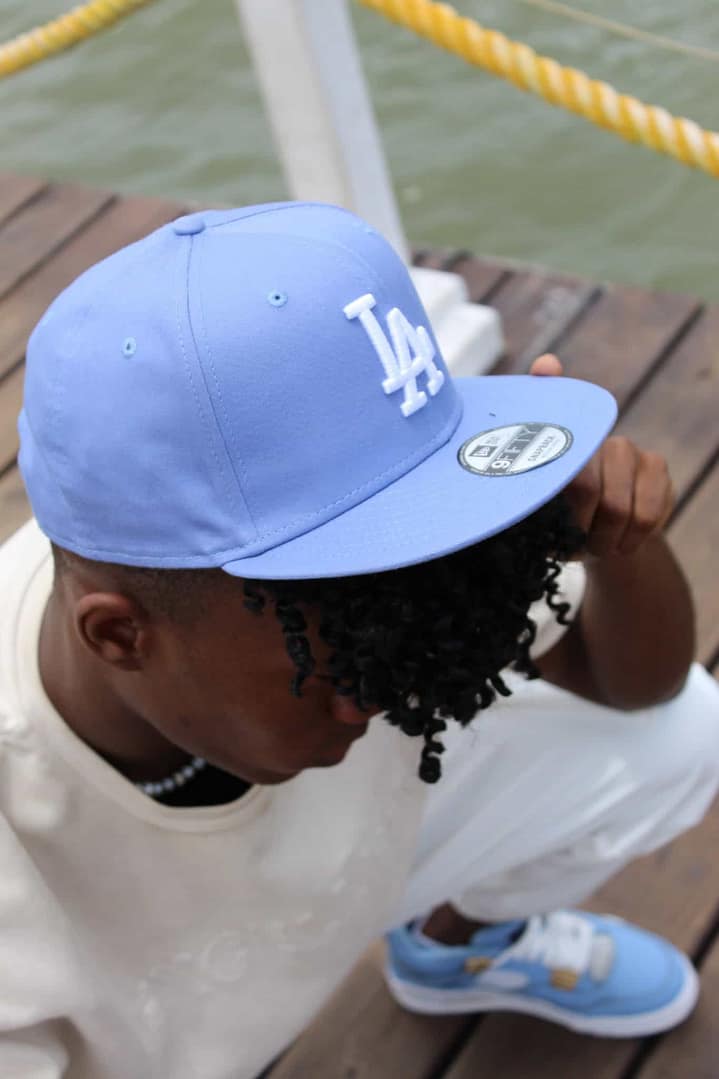 New Era Los Angeles Dodgers Basic Celeste - Imagen 4